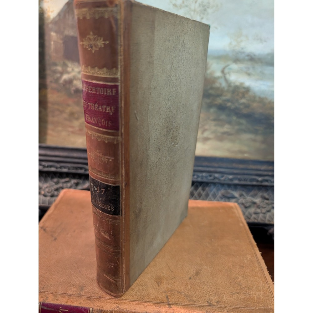 1804 Repertoire Du Theatre Francois Tome 17 French Leather Antique Book